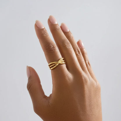 Bague Ondulations Élégance