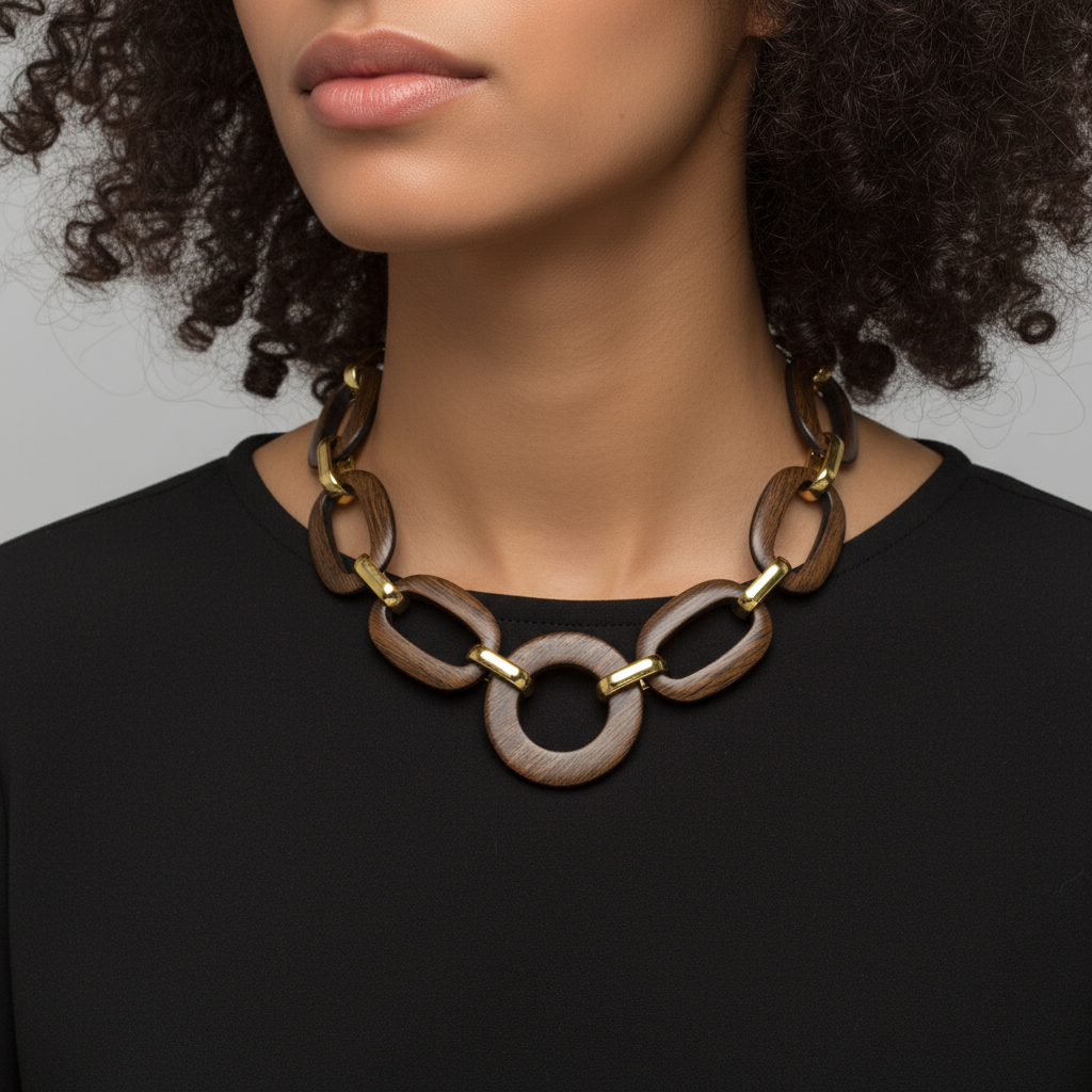Collier Anneaux Fusion