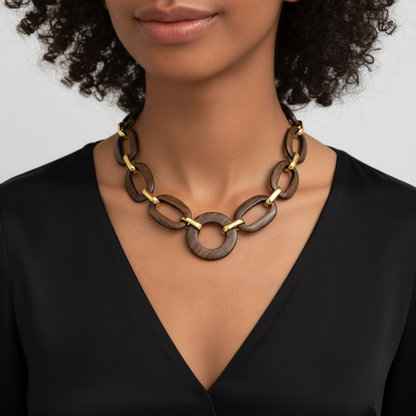 Collier Anneaux Fusion