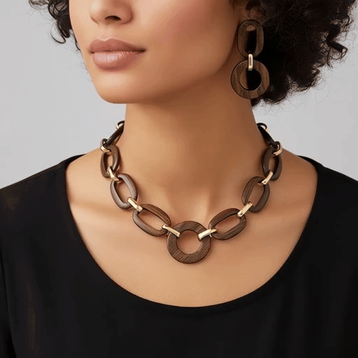 Collier Anneaux Fusion