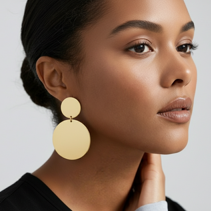 Boucles d’Oreilles Duo Solaire