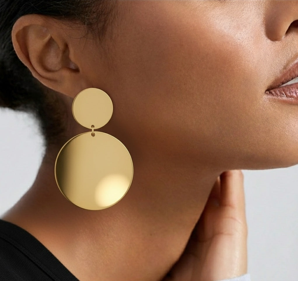 Boucles d’Oreilles Duo Solaire